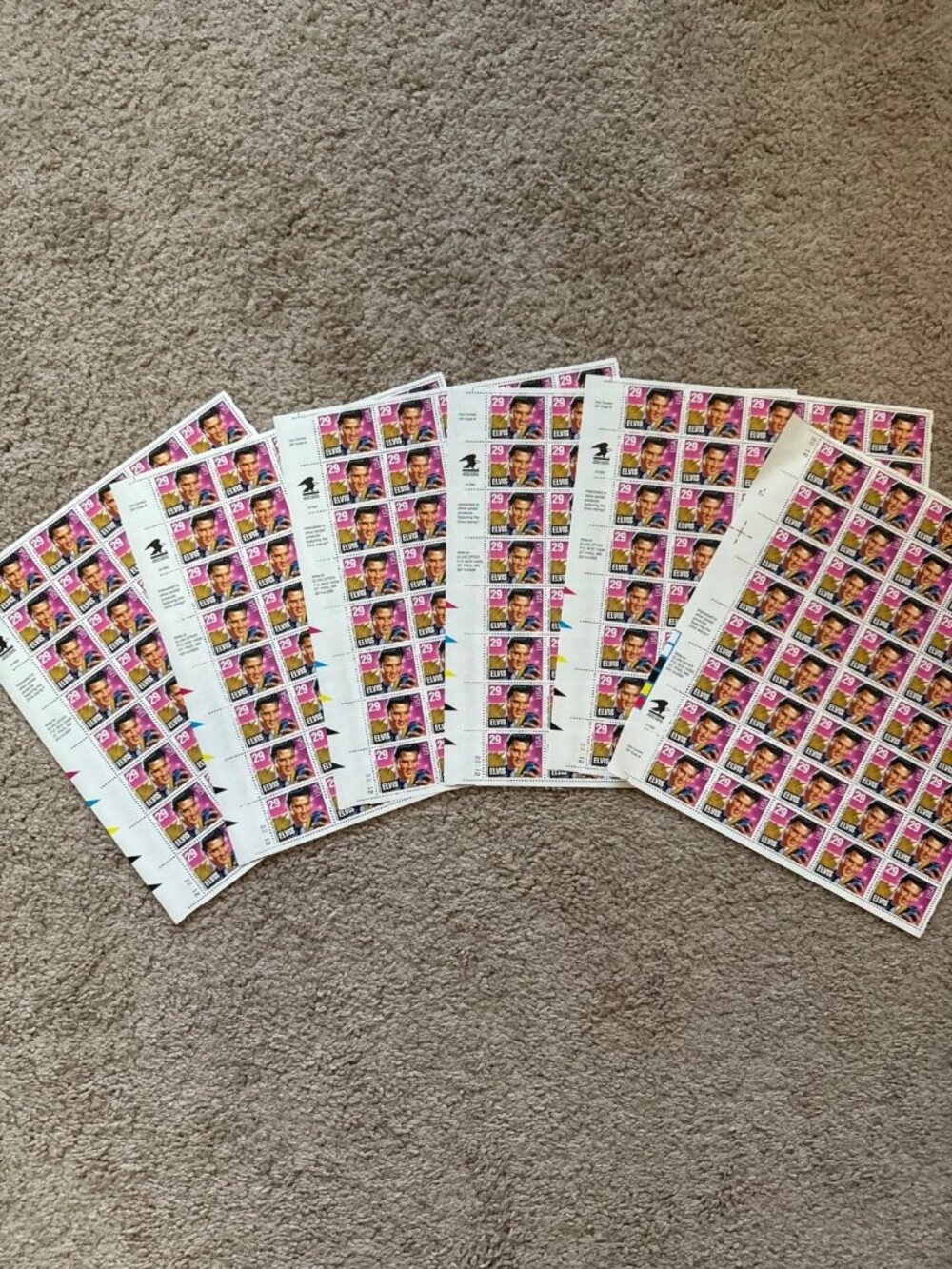240 NEW Elvis Presley stamps - 1992